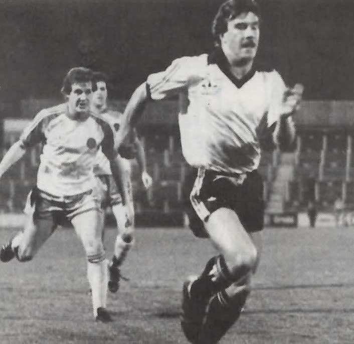 Port Vale striker Alan Woolfall