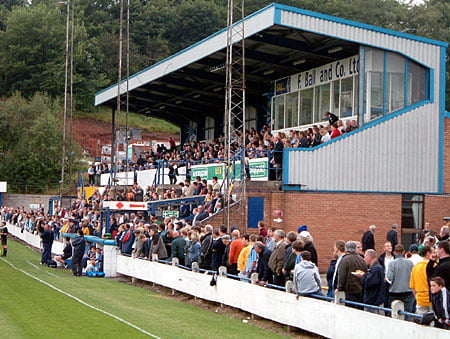 Port Vale players at Leek Town