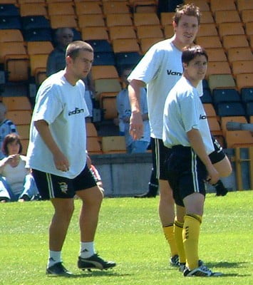 Mark Boyd, Dean Delany and Ian Armstrong in 2003