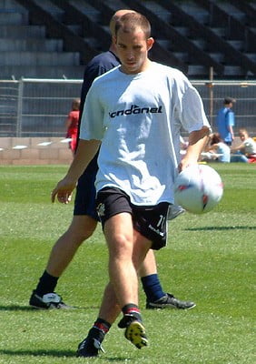Marc Bridge-Wilkinson in the summer of 2003