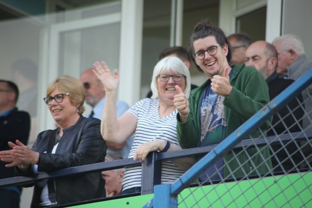 Co-owner Carol Shanahan enjoying proceedings