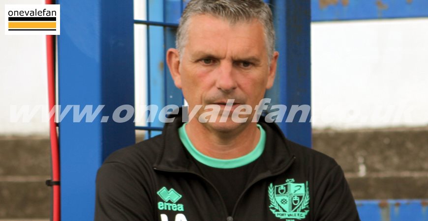 Port Vale manager believes Northampton will be a tough game