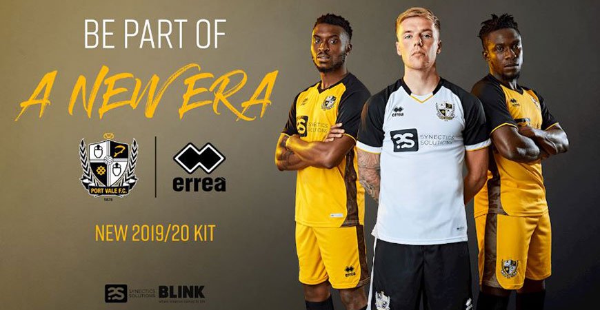 Port Vale 2019 kit: club reveal designs