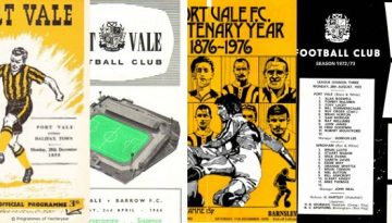 Port Vale programmes