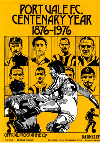1976 Port Vale matchday programme