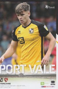 2019 Port Vale programme