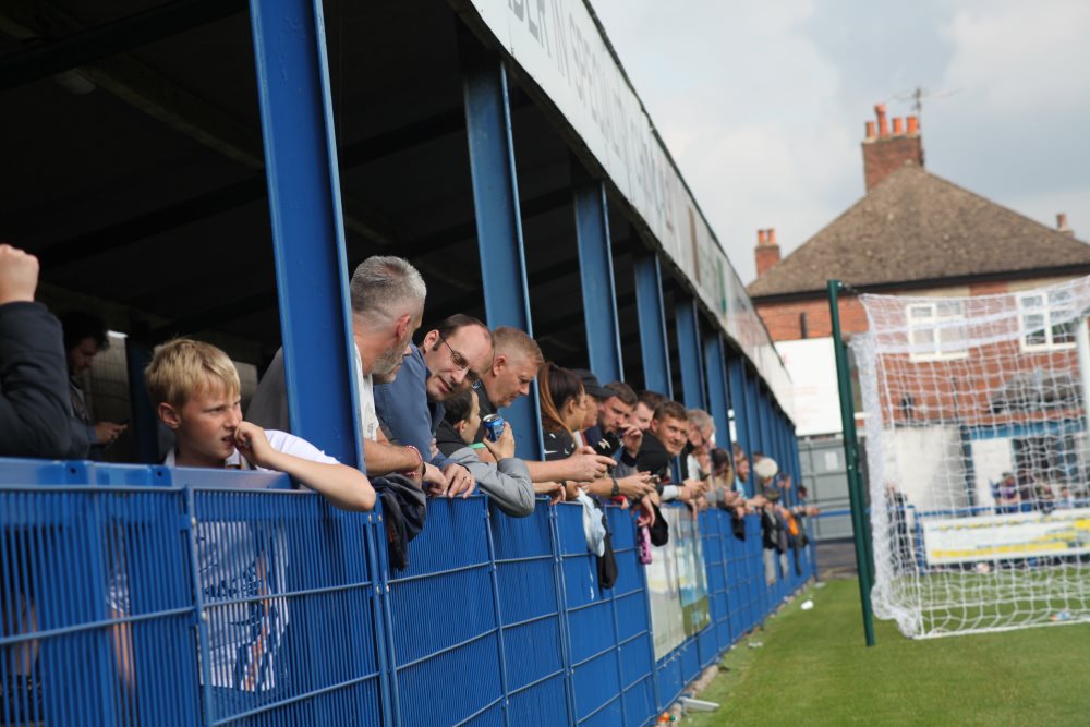 Port Vale fans at Leek Town