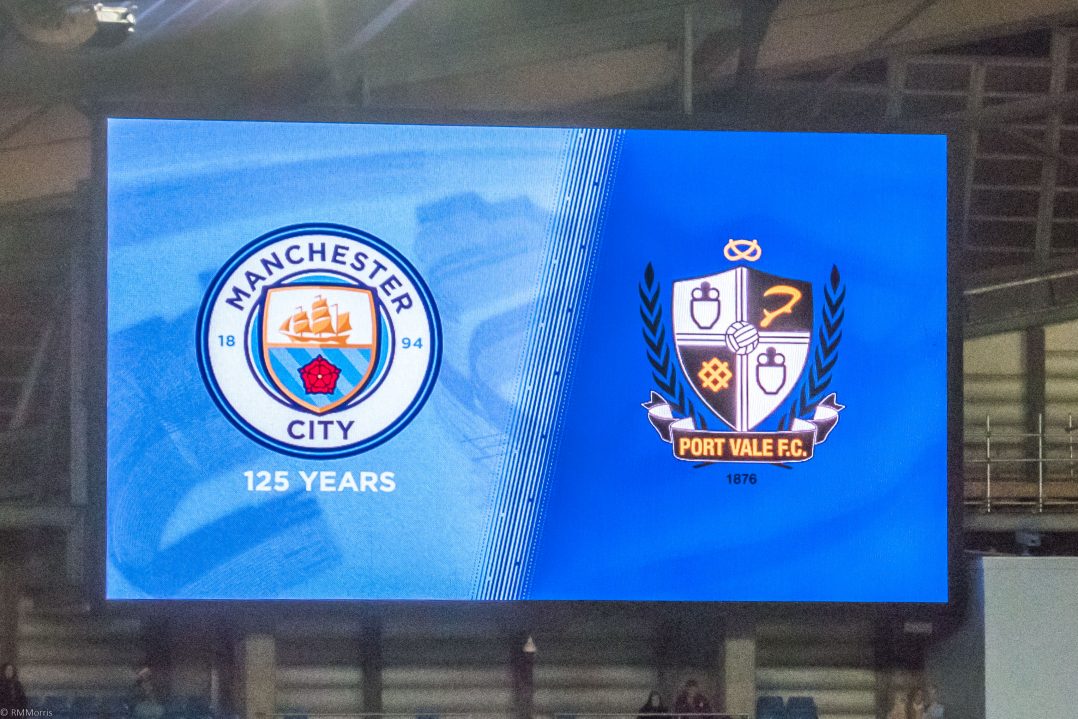 Manchester City v Port Vale FA Cup game, January 2020