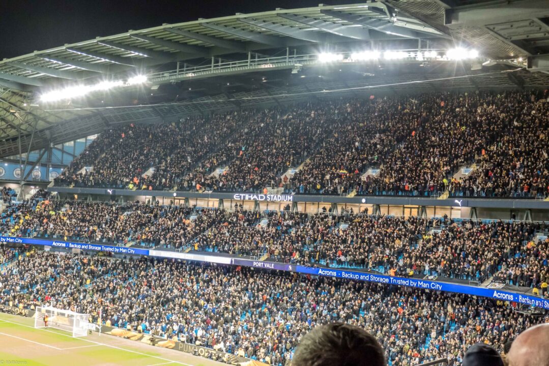 Manchester City v Port Vale FA Cup game, January 2020