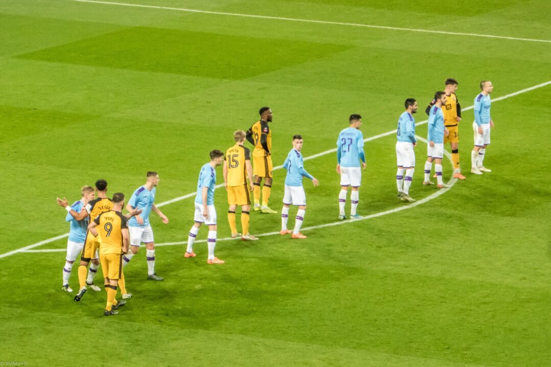 Manchester City v Port Vale FA Cup game, January 2020
