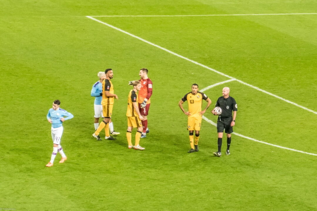 Manchester City v Port Vale FA Cup game, January 2020