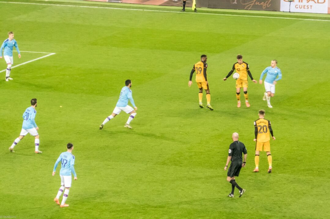 Manchester City v Port Vale FA Cup game, January 2020