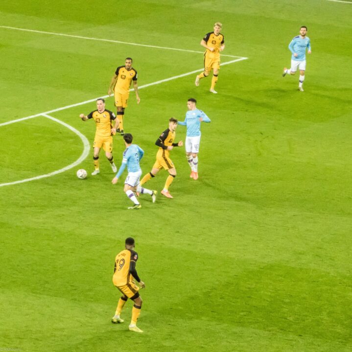 Manchester City v Port Vale FA Cup game, January 2020