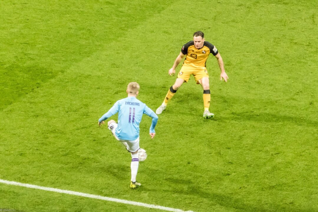 Manchester City v Port Vale FA Cup game, January 2020