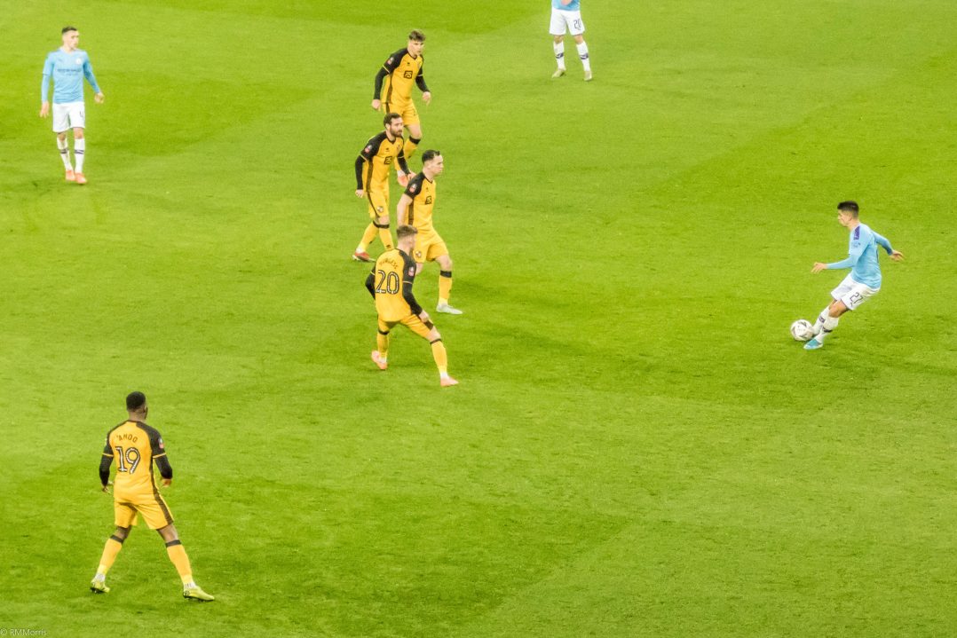 Manchester City v Port Vale FA Cup game, January 2020
