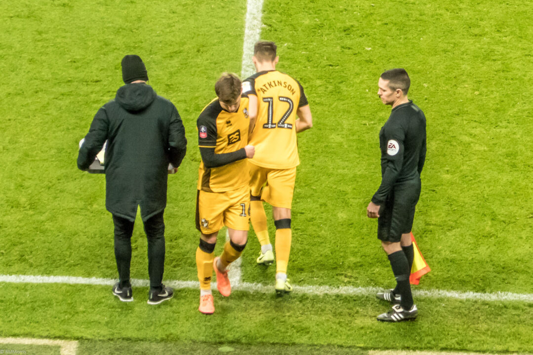 Manchester City v Port Vale FA Cup game, January 2020