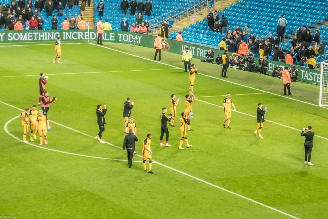 Manchester City v Port Vale FA Cup game, January 2020