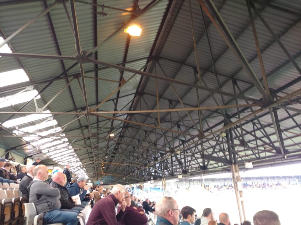 Railway stand at Vale Park