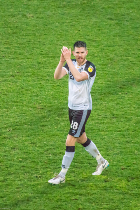 Shaun Brisley applauds
