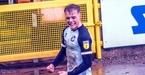 Tom Conlon celebrates
