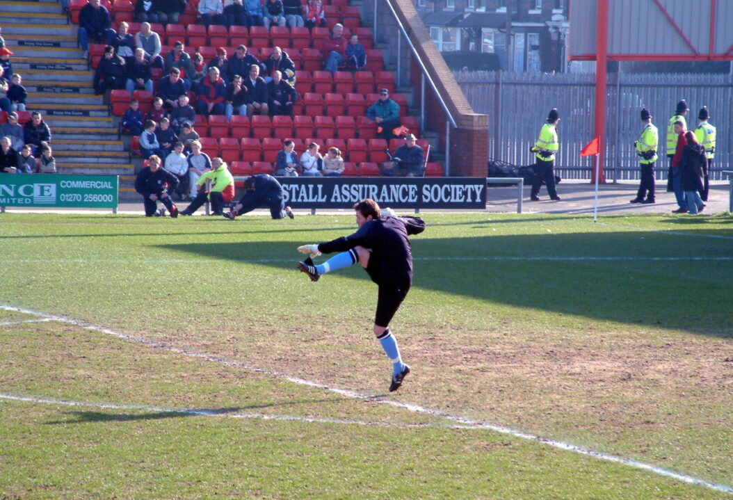 Crewe 1-1 Port Vale: Keeper Dean Delany clears