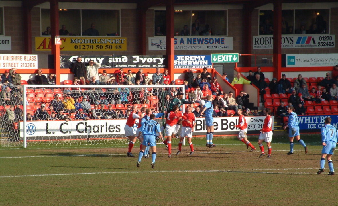 Crewe 1-1 Port Vale: Peter Clarke goes close