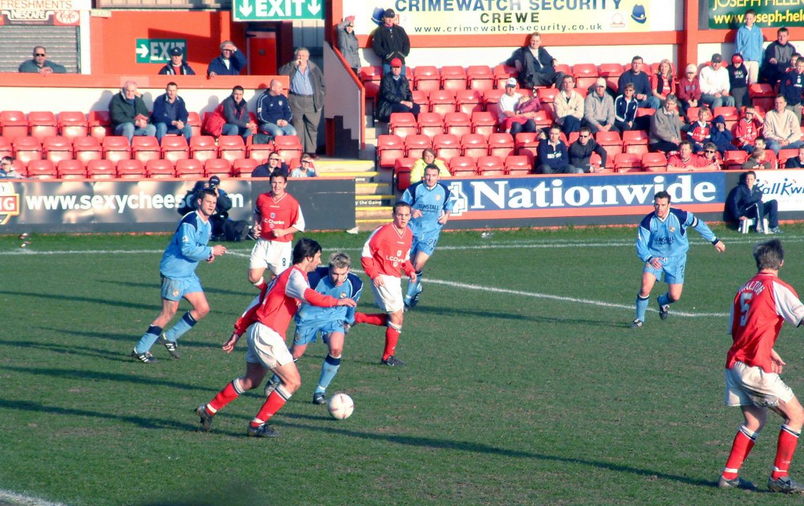 Crewe 1-1 Port Vale: Steve McPhee keeps his eyes on the ball