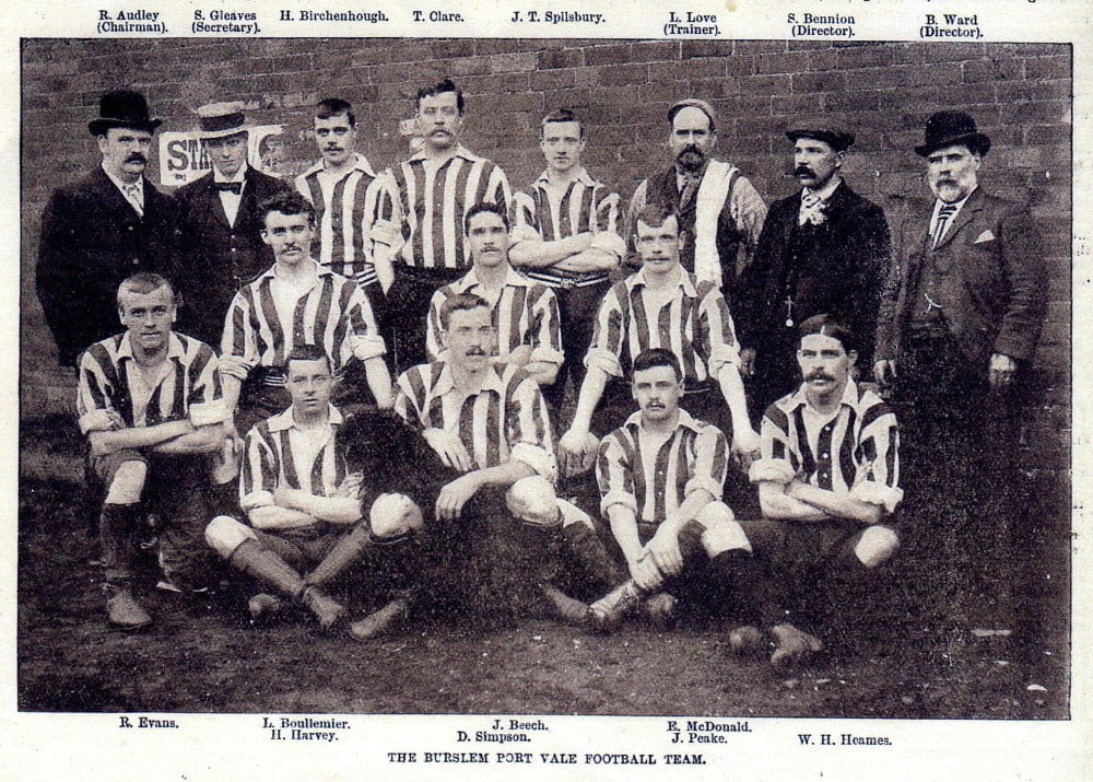 Port Vale 1898-99 team photo