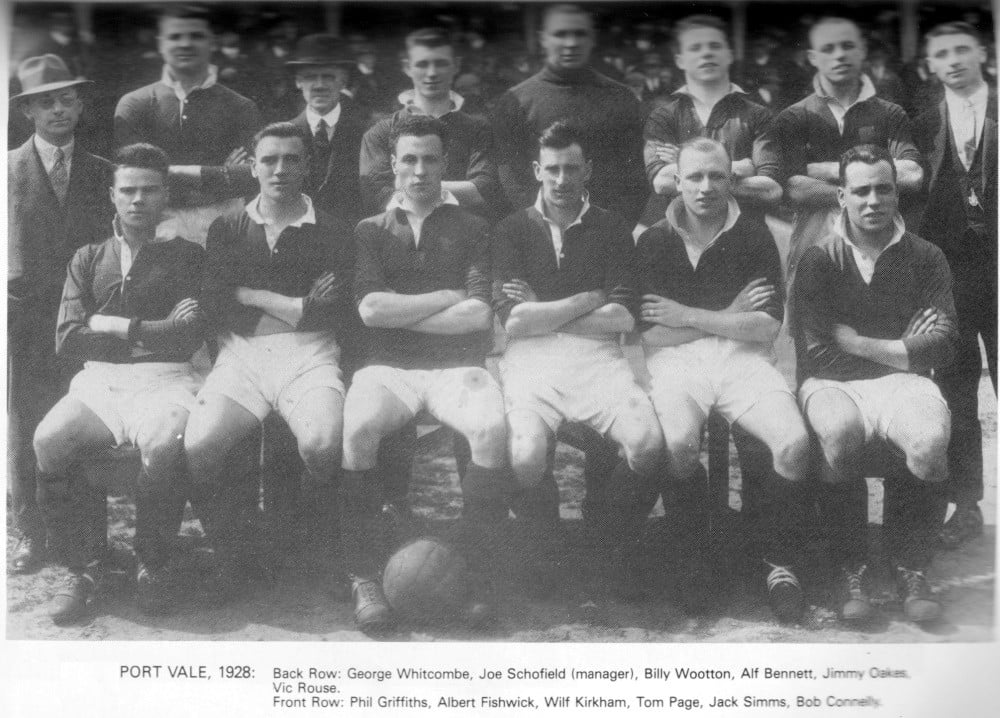 1928-29 Port Vale team photo