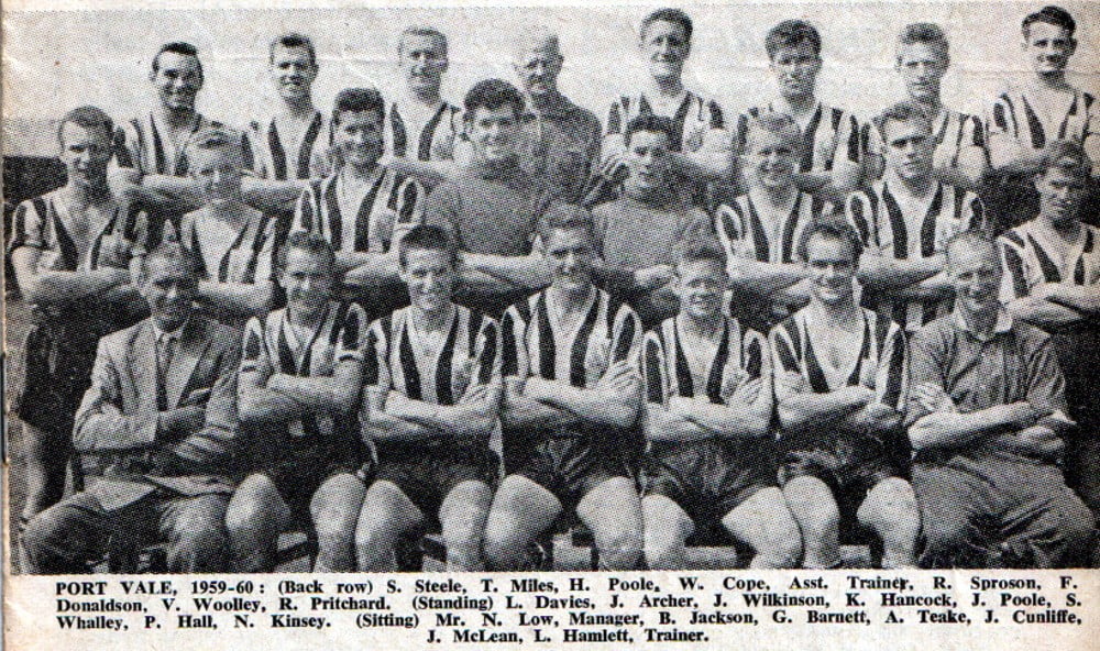 Port Vale 1959-60 team photo
