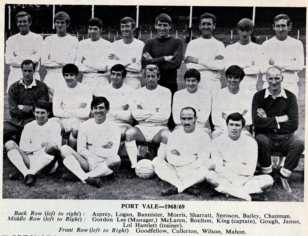 Port Vale 1968-69 team photo