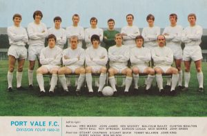 1969-70 Port Vale team line-up