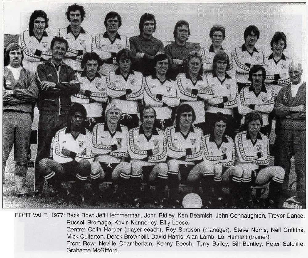 Port Vale 1977-78 team photo