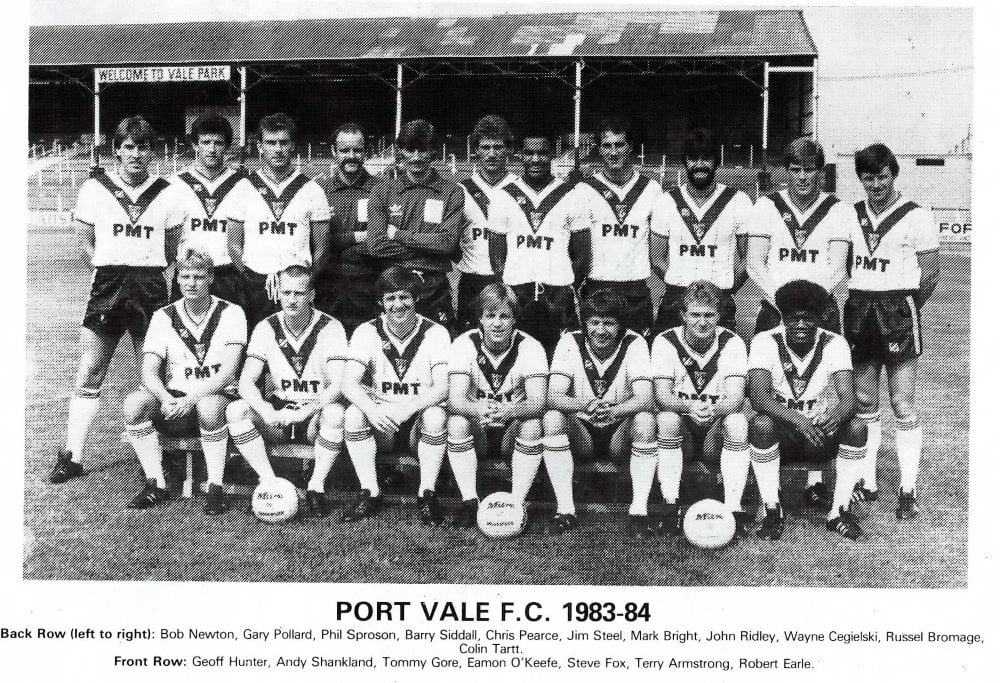Port Vale 1983-84 team photo