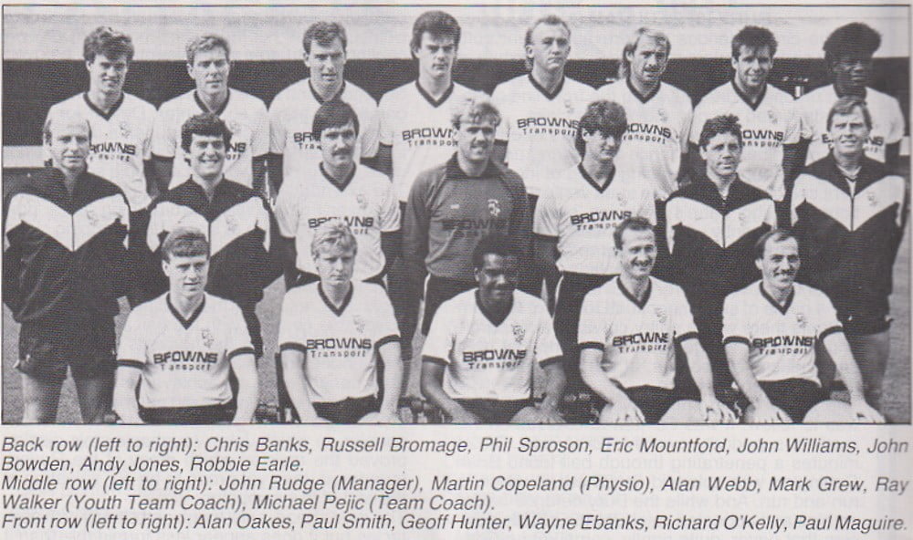 Port Vale 1986-87 team photo