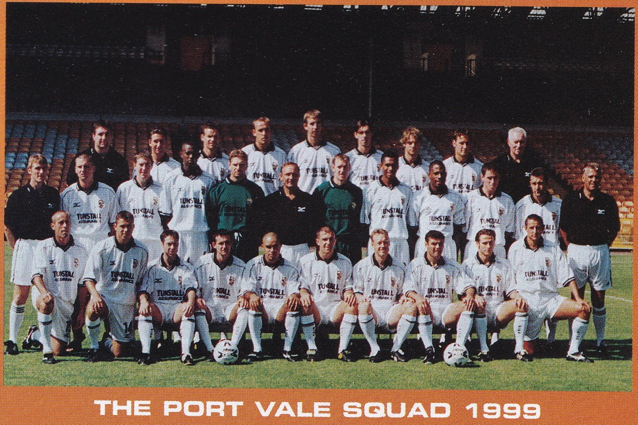 Port Vale 1999-2000 squad photo