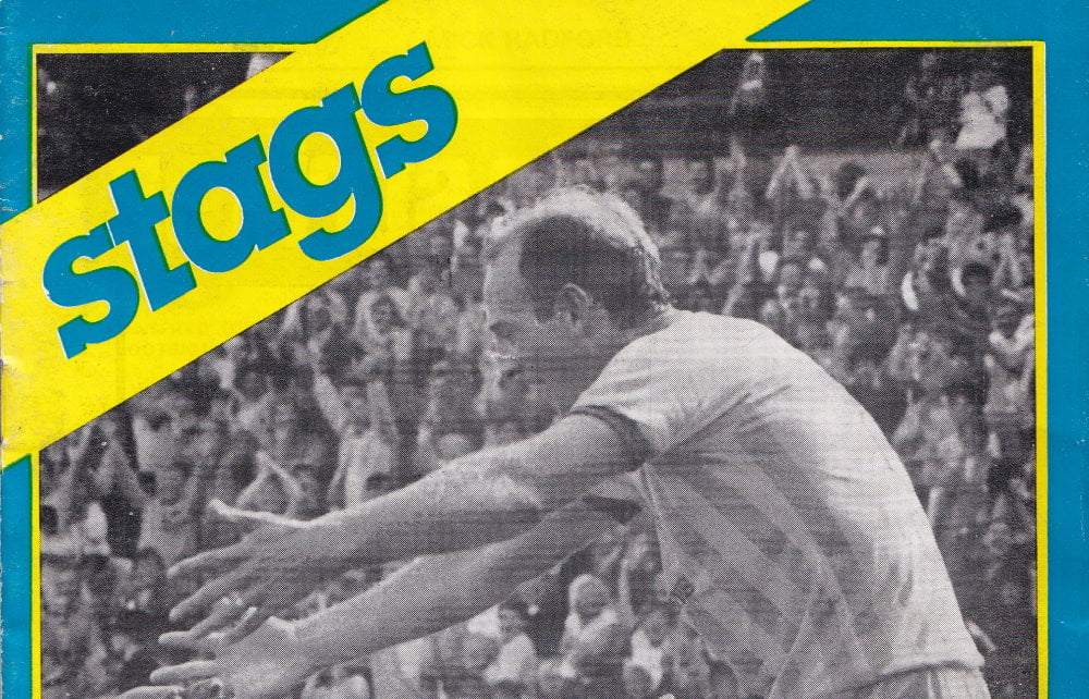 Mansfield Town v Port Vale programme, 1985