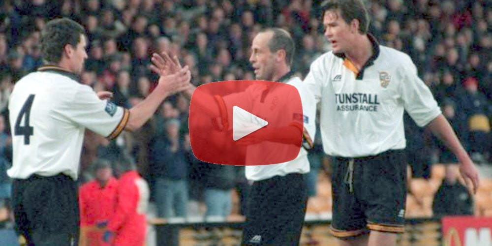 Port Vale 6-1 Norwich City video, 1996
