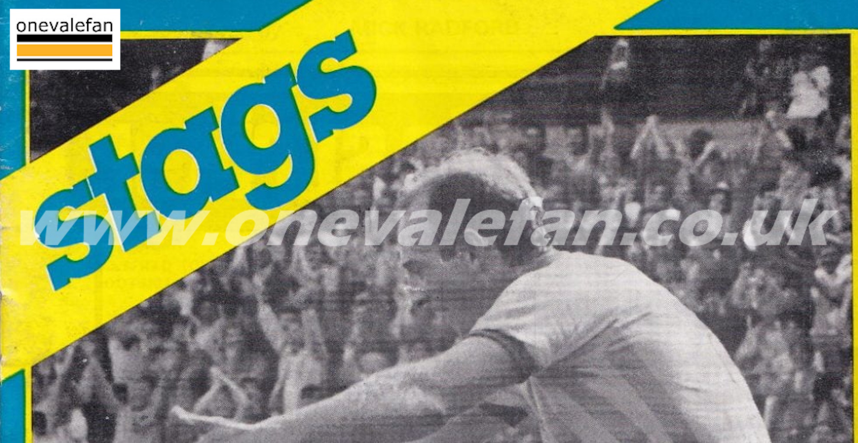 Vintage programme: read Mansfield Town versus Port Vale, 1985