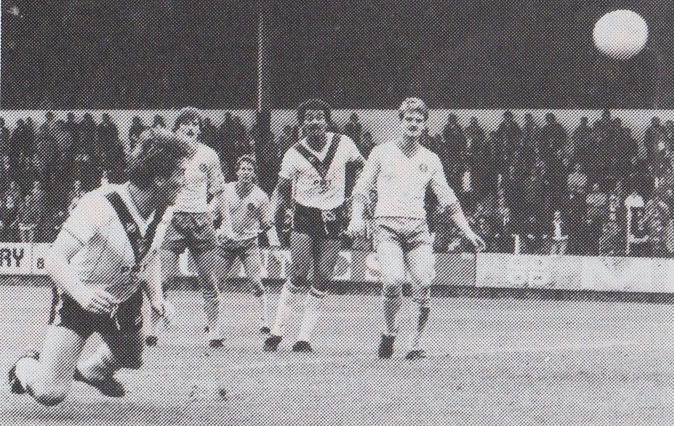 Photo Essay: Port Vale striker Bob Newton stoops to conquer in 1982…