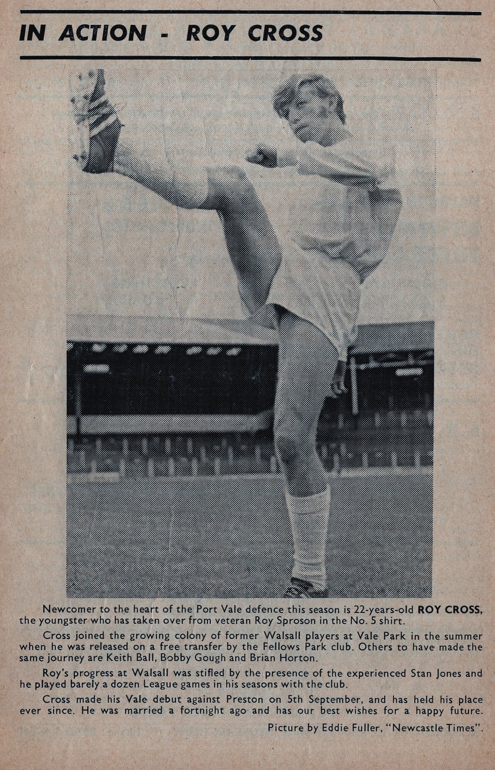 A portrait of Roy Cross