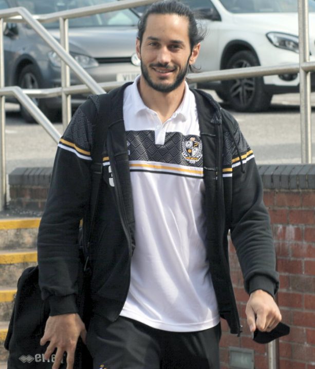 Port Vale goalkeeper Dino Visser