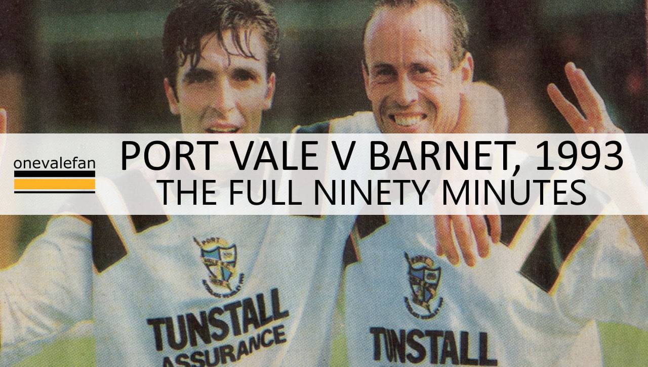 Port Vale v Barnet 1993: watch the full 90 mins