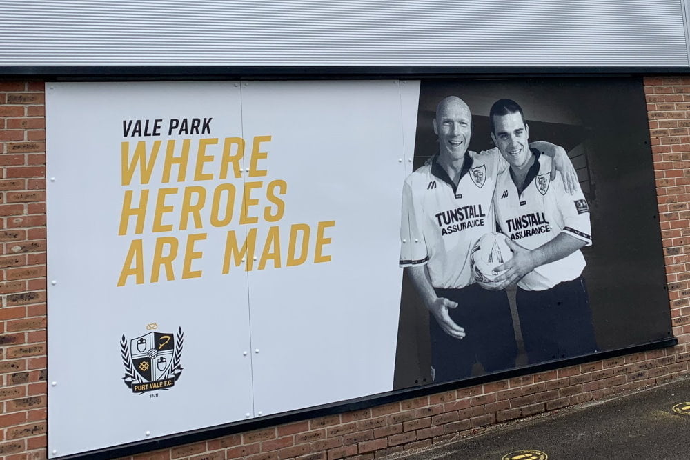 Tweets show more improvements to the Vale Park stadium
