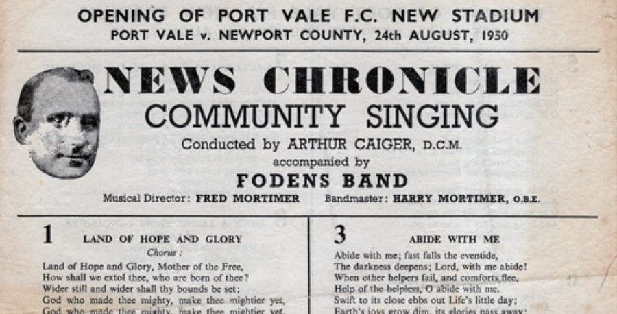 70 years ago – Vale Park’s first competitive game takes place