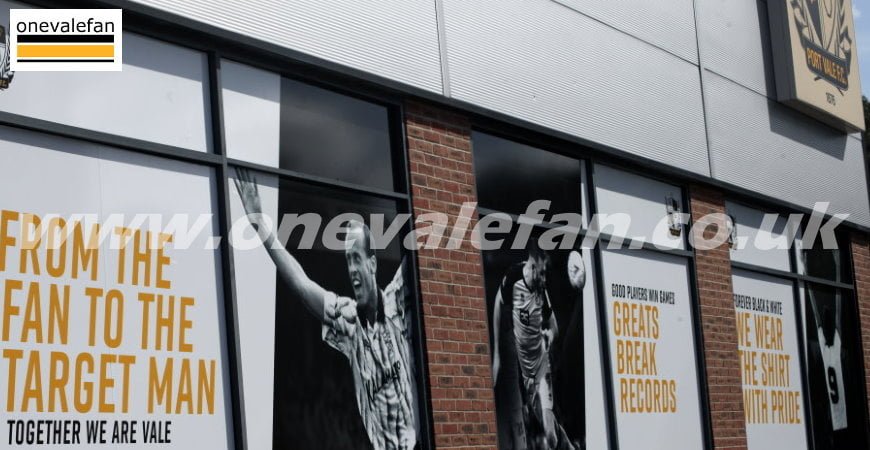 Port Vale announce club shop and ticket changes