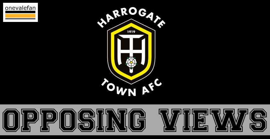 Opposing views: Harrogate Town fans on the Port Vale game