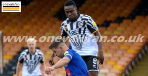 Port Vale player Manny Oyeleke