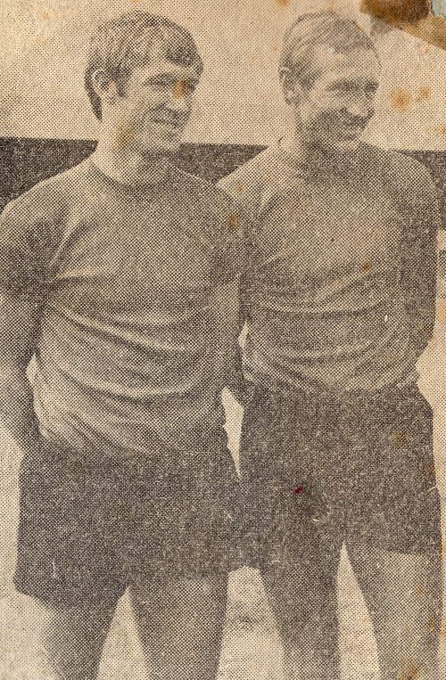 Mick Morris and Roy Chapman