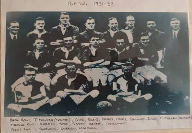 Port Vale 1931-32 team photo